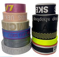 Bande tissée Jacquard en nylon à motif à chevrons anti-dérapant à haute élasticité pour les textiles domestiques et les accessoires vestimentaires