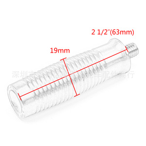 Moshark Gear Shifter Aluminum Black 19mm Diameter 63mm Length Motorcycle <b>Shift</b> <b>Knob</b> - Product Image 1