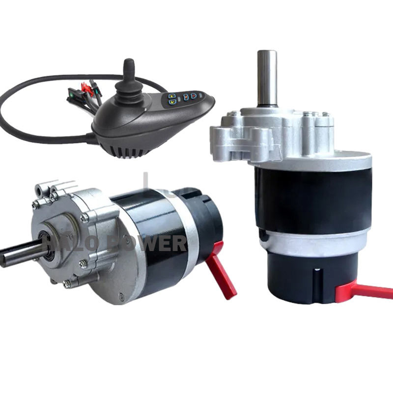 MY1016Z 24v 250w Brush Gear Dc Motor Wheelchair Electric Motors and  Joystick Controller with Electromagnetic Brake 75 120 160rpm