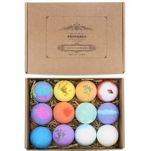 OEM Natural Bath <b>Bomb</b> With Essential Oils&Dried <b>Flowers</b> <b>Gift</b> <b>Set</b>-12 Fizzy Ball Bubble Spa Birthday Mothers day <b>Gifts</b> Girls Wife - Product Image 2