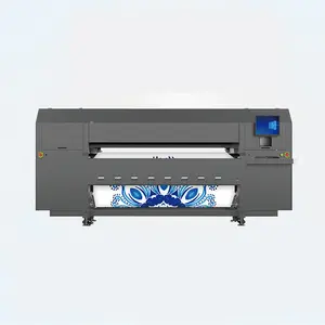 2000Mm Format Besar Kecepatan Tinggi Tekstil Printer Sublimasi Industri dengan I3200 8 Kepala Printhead Industri