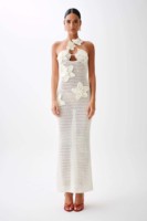 Robe de Plage en Crochet Floral Uni JSN 2026, Nouvelle Collection, Mode Femme, Bikini Cache-Maillot Licou
