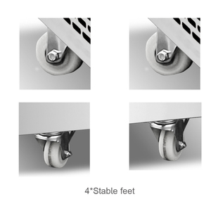 Vitrina de vidrio transparente para Tartas, vitrina de refrigeración de 400L - Product Image 4