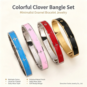 Bracelets ethniques en acier inoxydable FANKE, style Joker, pour la mode et la personnalité, tendance transfrontalière Europe-États-Unis, Donkey Home Presbyte - Product Image 1