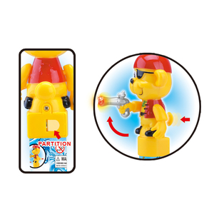 Éclairer Pirate Ours Avec Son Pour Enfants En Gros Jouets De Bonbons Avec Bonbon Dur - Product Image 3