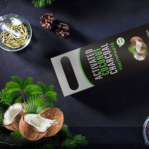 Élimination des odeurs de charbon de coco activé naturel de qualité supérieure blanchissant végétalien sans fluorure dentifrice au charbon de bambou noir - Product Image 4