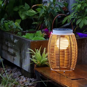 Lámpara Solar LED IP65 Impermeable, Colgante, de Doble Capa, ABS, Decorativa, con Luz Blanca Cálida para Jardín, Patio Exterior - Product Image 4