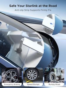 Kit de Montaje para Starlink Mini, para Tablero de Auto, Soporte Seguro con Ángulo Ajustable, Base de Succión Adhesiva, ABS Resistente - Product Image 3