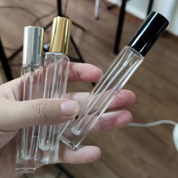 Flacon de parfum vide de voyage personnalisé pour femme, petit flacon en verre transparent de 10 ml