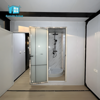 Maison conteneur préfabriquée extensible de 20, 30 ou 40 pieds, facile à installer et économe en énergie, avec chambre, salle de bain et cuisine