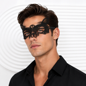 Masques de fête sexy en dentelle noire pour femmes pour masque de bal masqué, carnaval vénitien, bal de promo - Product Image 4