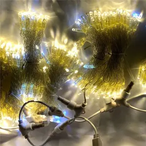 La goccia d'acqua delle vacanze di natale ha personalizzato le luci Decorative multicolori della stringa del ghiacciolo hanno condotto la luce delle corde dell'albero