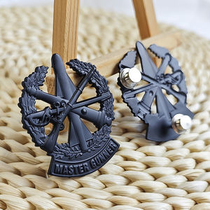 Insignias de Solapa Huecas 3D de Aleación de Zinc, Insignias de Metal Personalizadas al por Mayor y Insignias de Esmalte - Product Image 4