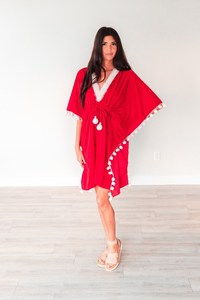 Trending Women's Wear Dress Indian Handmade Farida Kahlo Kaftan Long Cotton Kaftan Cover up Night Wear Kaftan Dress - Product Image 4