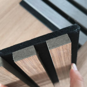 แผ่นดูดซับเสียงโพลีเอสเตอร์ไฟเบอร์ สำหรับใช้งานภายนอกอาคาร ลดเสียงรบกวนได้ 80% แผ่นอะคูสติกสำหรับห้องนอน <span class=keywords><strong>โรงแรม</strong></span> ทนไฟ - Product Image 1