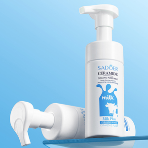 Label privé mousse nettoyante <span class=keywords><strong>lait</strong></span> plus nettoyant pour le visage nettoyage en profondeur nettoyant hydratant pour le visage pour les soins de la peau ou les démaquillants quotidiens - Product Image 6