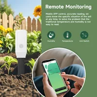 Testeur de sol intelligent WiFi Tuya avec capteur de température et d'humidité, télécommande pour l'automatisation de l'irrigation du jardin PST-ZM-306