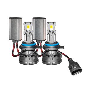 หลอดไฟหน้า LED รุ่น 9012 L8 พร้อมตัวถอดรหัสในตัว แบบเสียบใช้งานได้ทันที แทนหลอดฮาโลเจนสำหรับรถยนต์นิสสัน แคชไค ไฟหน้า LED - Product Image 1