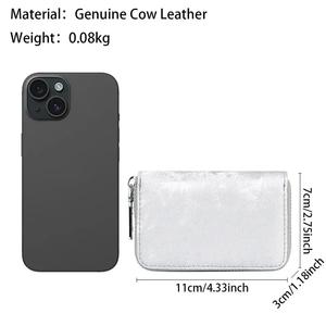 Porte-cartes RFID AndoBag, porte-cartes en cuir véritable avec plusieurs emplacements pour cartes, petit portefeuille portable pour un usage quotidien 1906 - Product Image 3
