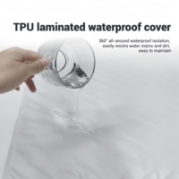 Lit orthopédique personnalisé pour animaux de compagnie avec oreillers latéraux, matelas confortable et apaisant pour chiens et chats, design écologique