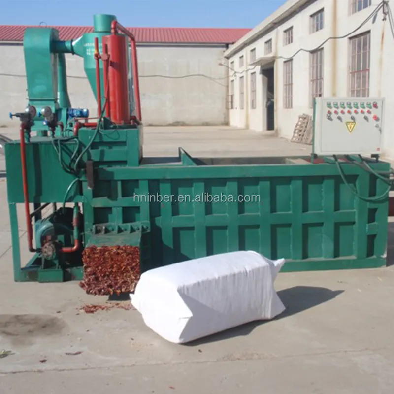 popular hydraulic cotton bale press machine/used clothes baling machine/cardboard baler for sale