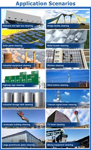 Dron <span class=keywords><strong>de</strong></span> lavado <span class=keywords><strong>de</strong></span> edificios con control remoto, <span class=keywords><strong>de</strong></span> alta presión, para limpieza comercial <span class=keywords><strong>de</strong></span> tuberías y fachadas, con energía solar - Product Image 4