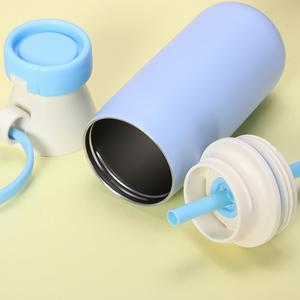 Botella Deportiva Aislada al Vacío de Acero Inoxidable de Doble Pared, Ecológica, Libre de BPA, Portátil, de 520 ml, Mantiene Frío de 6 a 12 Horas, Ideal para el Regreso a Clases - Product Image 3