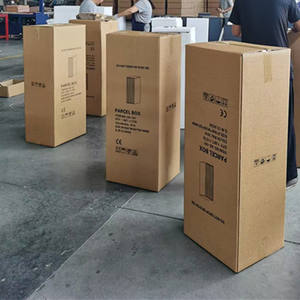 Buzón grande independiente para exteriores, caja de paquete de acero resistente al agua con acabado de recubrimiento en polvo de buzón para apartamentos - Product Image 6