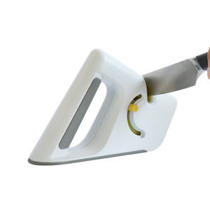 Aiguiseur de couteaux manuel Yuyao en acier inoxydable, multi-grains, double usage, pour cuisine et ménage, outil d'affûtage ND 075C - Product Image 1