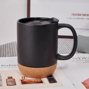 Taza de café de cerámica blanca personalizada de 14oz con base de corcho de sublimación de diseño moderno <span class=keywords><strong>para</strong></span> regalos de empresa con logotipo personalizado - Product Image 3