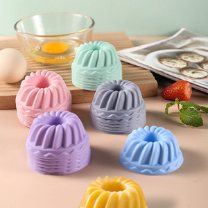 Moules à muffins en silicone, mini moules à gâteaux, antiadhésifs, forme ronde, pour outils de pâtisserie - Product Image 2
