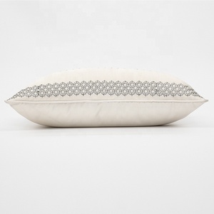 Coussin de canapé couleur grise et blanche, Jacquard, géométrique, décoration de la <span class=keywords><strong>maison</strong></span>, 1 pièce - Product Image 4