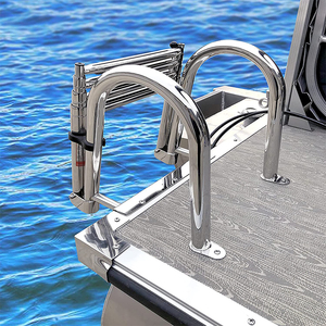 Escada de Embarque para Barco em Aço Inoxidável HOMFUL, Escada Dobrável Telescópica para Barco - Product Image 6