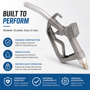 Boquilla de Dispensador de Combustible para Gasolinera ZH-J60 con Apagado Automático, Alto Flujo de 60L/min, para Gasolina y Diésel, para Depósitos de Combustible y Minería - Product Image 4
