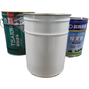 High Quality Laminating Coating or CMYK PrintingTinplate Bucket With Lids for Oil Painting