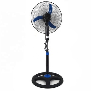 Condensador 3 azul hojas base de Cruz de metal de 18 "<span class=keywords><strong>espa</strong></span>Ã a clásico ventilador de pie - Product Image 4
