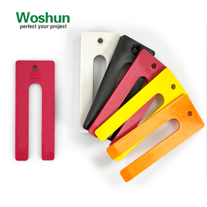 Woshun 90x35 عبوات نافذة حذاء الحصان عبوات بلاستيكية حدوة حصان عبوات نافذة حدوة الحصان عبوات فواصل بلاستيكية لملء وتسوية - Product Image 5