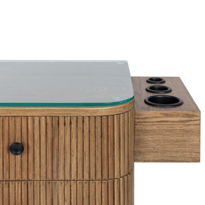 Moderner MDF-Friseursalon-Trolley mit Spiegel, Robuste Konstruktion, Leicht Beweglich, für Gewerbliche Nutzung - Product Image 4