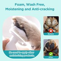 Nettoyant pour pattes de chien OEM ODM avec brosse en silicone 150ml, shampoing pour chien, nettoyant pour pattes de chien en mousse, nettoyant pour urine d'animal en mousse pour pattes