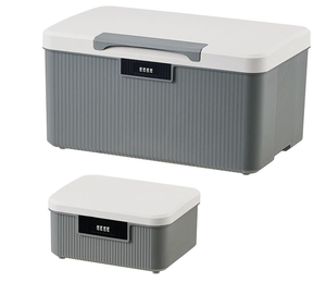 Waterproof <b>Folding</b> Design Multifunctional Click-Locked Transparent Plastic <b>Storage</b> <b>Box</b> for Square-shaped Garage Clothes <b>Storage</b> - Product Image 1