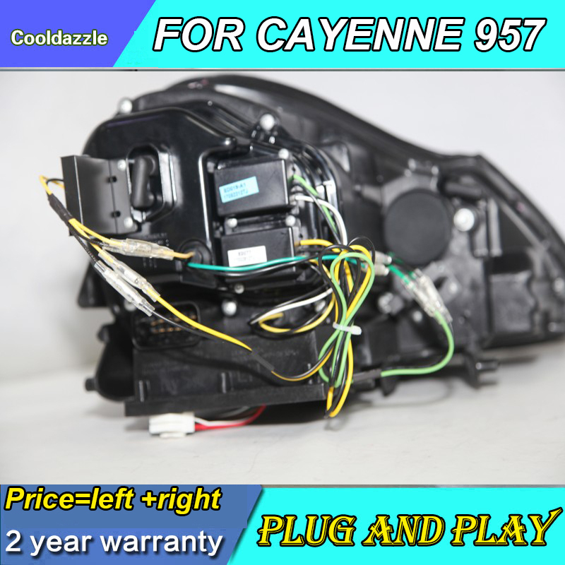 ポルシェ カイエン 957 ヘッドランプ 2004 2005 2006年式 LEDフロント