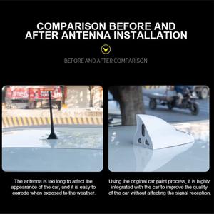 Luz LED Solar Anticolisión para Automóvil, Luces de Advertencia Universales, Antena de Aleta de Tiburón, Accesorios Decorativos para Automóviles - Product Image 5