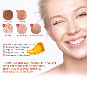 Gommage au sel de curcuma de marque privée 350g Bain corporel exfoliant qui éclaircit et soigne la peau - Product Image 6