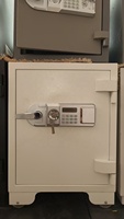 Coffre-fort numérique en acier pour la maison, résistant au feu, pour argent liquide et objets de valeur, coffre-fort ignifuge robuste