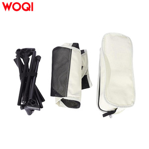 Silla de Playa Plegable Portátil Woqi 43x43x88cm, Respaldo Alto, para Exteriores, Camping, Picnic, Jardín - Product Image 5