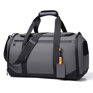 Unisex <b>Duffel</b> <b>Bag</b> Large Capacity Zipper Closure Adjustable Strap Gym Travel <b>Bag</b> Black Waterproof 7 Inch - Product Image 4