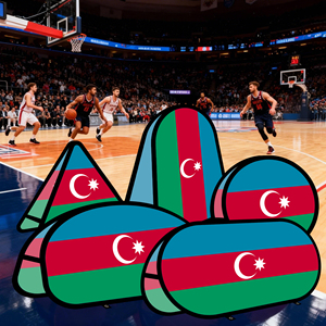 Azerbaijan Oval Pop up <b>Banner</b> Warp-knitted Fabric for Outdoor Advertising Promotion Outdoor Tent - Product Image 5