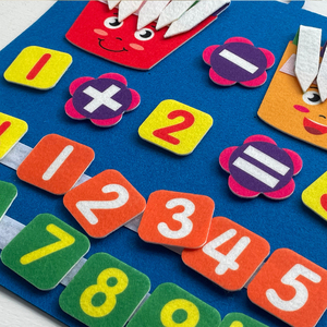 Libro de cuentos educativo estereoscópico 3D para niños, tablero de Aprendizaje Temprano de arcoíris no tejido, nuevo tablero ocupado de fieltro para edades de 2 a 4 años - Product Image 5