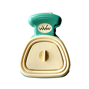 Herramienta de recogida de residuos de plástico de limpieza plegable portátil recogedor de caca de perro mascota portátil - Product Image 1