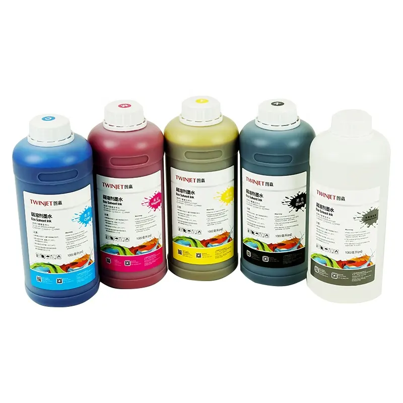 Alta estabilidade tinta eco solvente para epson dx4 dx5 dx7 xp600 cabeça